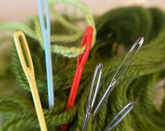 Blunt Tip Yarn Darner: Kid-Friendly Sewing Needle
