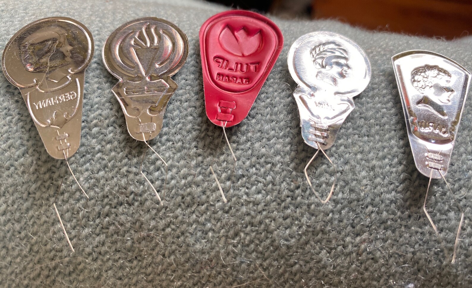 Vintage Needle Threader / Secondhand Sourced / Aluminum Etsy