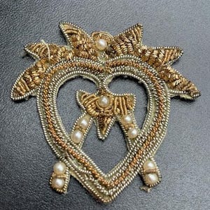 Vintage India Wirework Appliqué Patch
