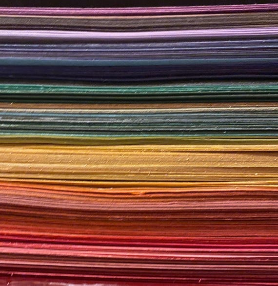 Vintage Construction Paper: 2oz Crafting Paper for Collage & Journaling