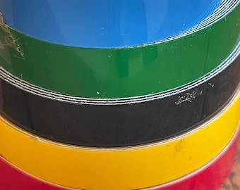 Vintage Dymo® 3/8" Embossing Tape | Label Maker Refill | Original & Compatible Old Stock | Choice of Color