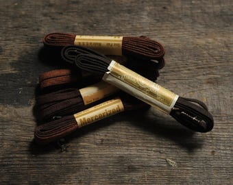 Vintage Cotton Shoelaces: 18-40" Narrow Boot and Shoe Laces