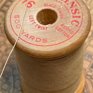Heavy Duty Button & Carpet Thread: Strong Vintage Utility Cord, 5 Yards