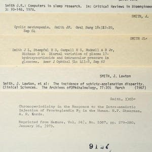 ビンテージ医療図書館カタログカード - 1/8 ポンド 20 ～ 25 枚 / スクラップブック、ジャンク ジャーナル用の科学カタログカード - 英語、ドイツ語、フランス語