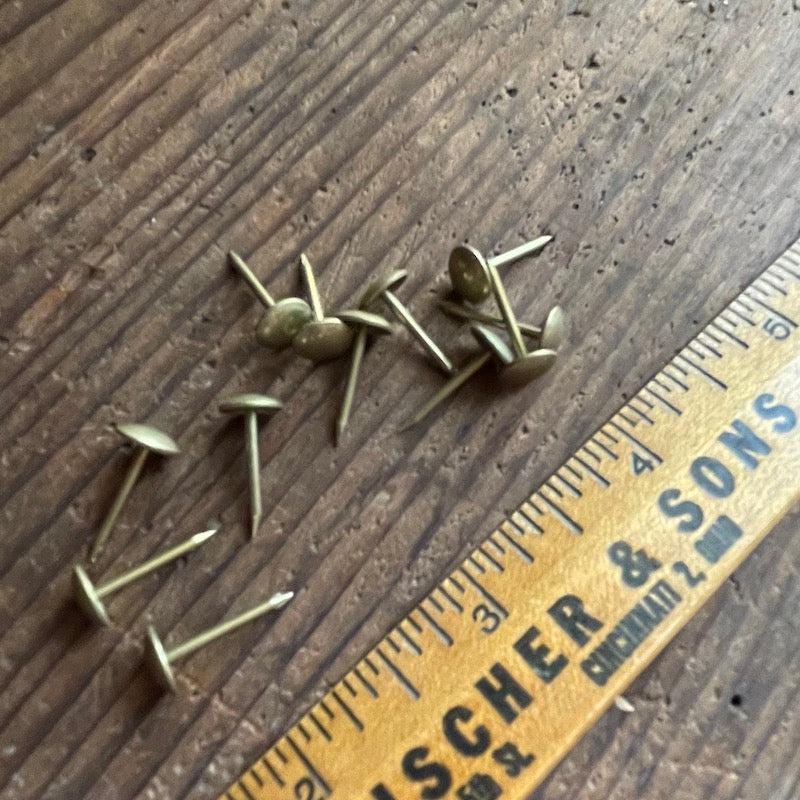 Clou Pointe SOURCING MAP 15Pcs 12mm Balle Tête Étalon Rivet Dos Rond