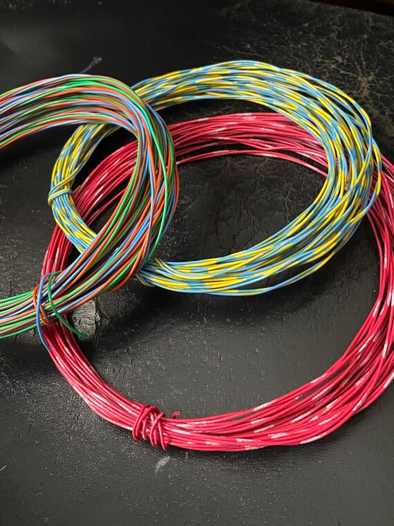 5 yards of Ma Bells telephone wire, 24 Awg, circa 1981