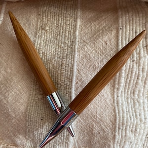 Circular knitting needles / vintage & new old stock bamboo / choose size and length