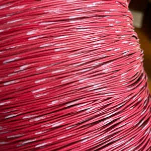 5 yards de fil téléphonique Ma Bells, calibre 24 AWG, vers 1981 Twin Wire - AT&T red/white appliance wiring 24 AWG