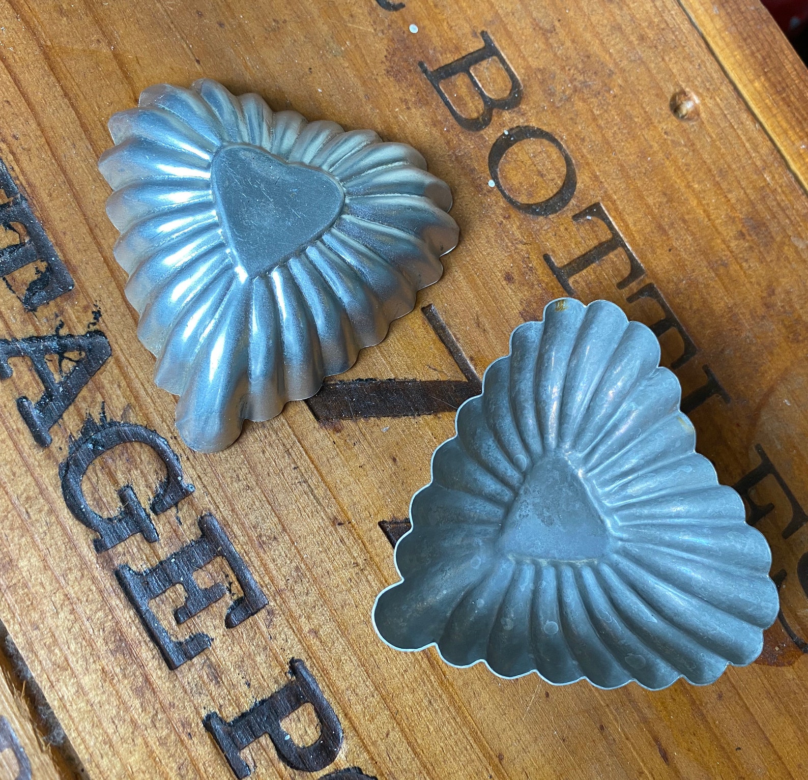 Sandbakkelse Tart Tins / Vintage Wax Mold / Choose Shape & Etsy