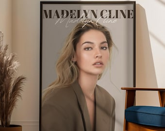 Madelyn Cline Poster | Outer Banks Actress Art | Sarah Cameron Print | Netflix Star Portrait | Coastal Bedroom Wall Decor | Outer Banks Gift