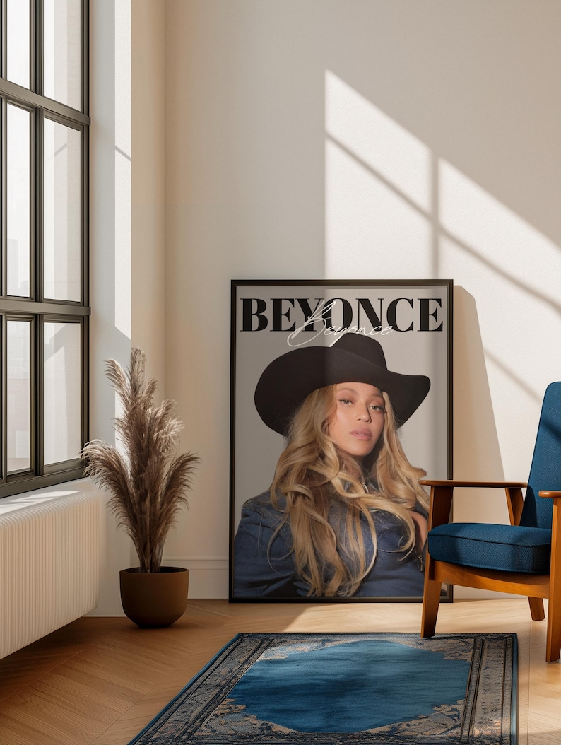 Beyoncé Poster | Renaissance Album Print | Queen B Portrait ...