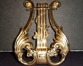 Very Nice Sterling Silver Designer Signed Antique Vintage Lang Signed Lyre Harp Brooch 1950s Collectible Musical Instrument Gift Idea