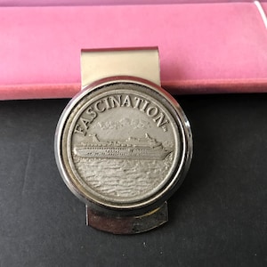 Vintage Fascination Ship Money Clip