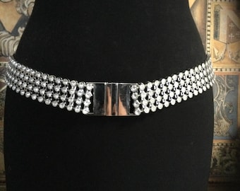 1950s 1960s Vintage Lucite Cabochon Statement Belt - Etsy display picture 2