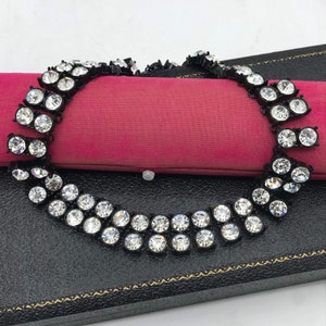 Chico&#39;s Rhinestone Necklace, high end collectible, Choker necklace, Vintage collectible, costume jewelry