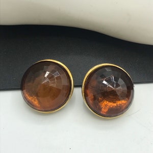Vintage Signed KJL Earrings, Kenneth Jay Lane Statement Jewelry, High End Collectible Large Clip On Earrings