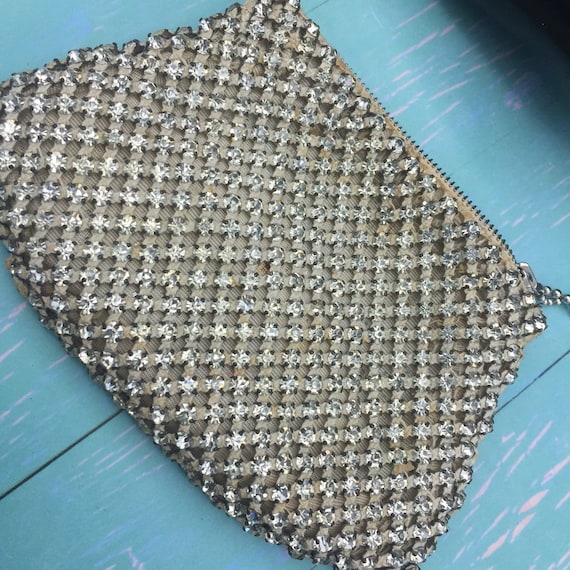 1930s 1940s Art Deco era rhinestone coin purse, m… - image 10