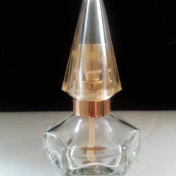 Vintage Perfume Bottle * Revlon Parfum Intimate * Rare Vintage Collectible Glass * Retro Vanity Home Decor