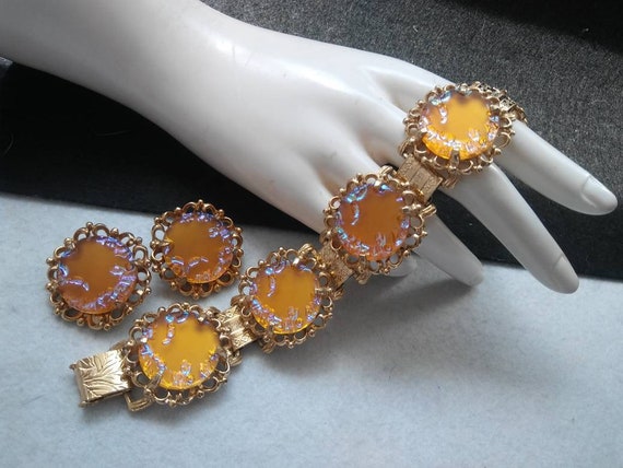 Judy Lee Jewelry, Bracelet Earring Set, New Old S… - image 2