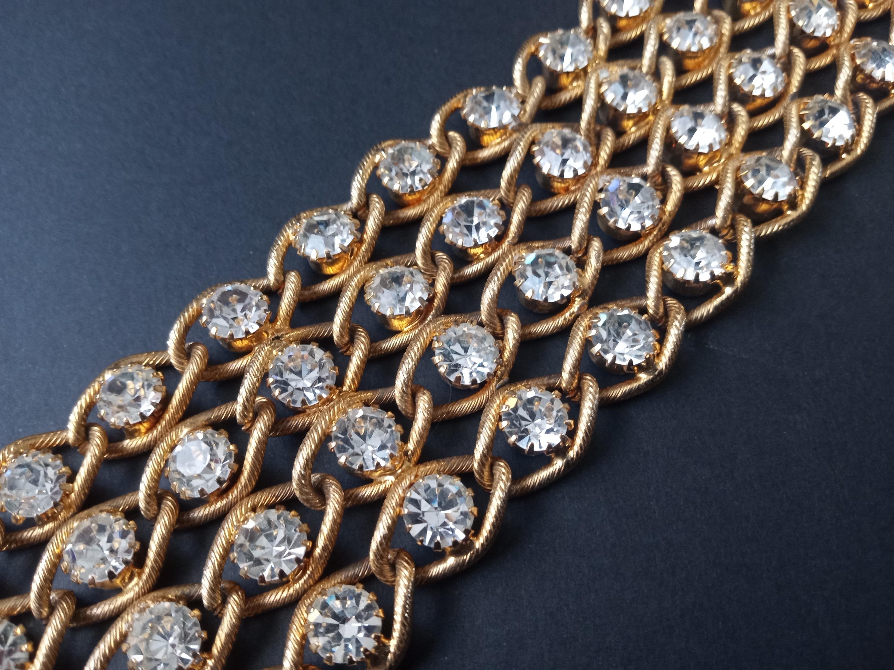 Vintage High End Chain Style Bracelet, 1970's 1980's Jewelry