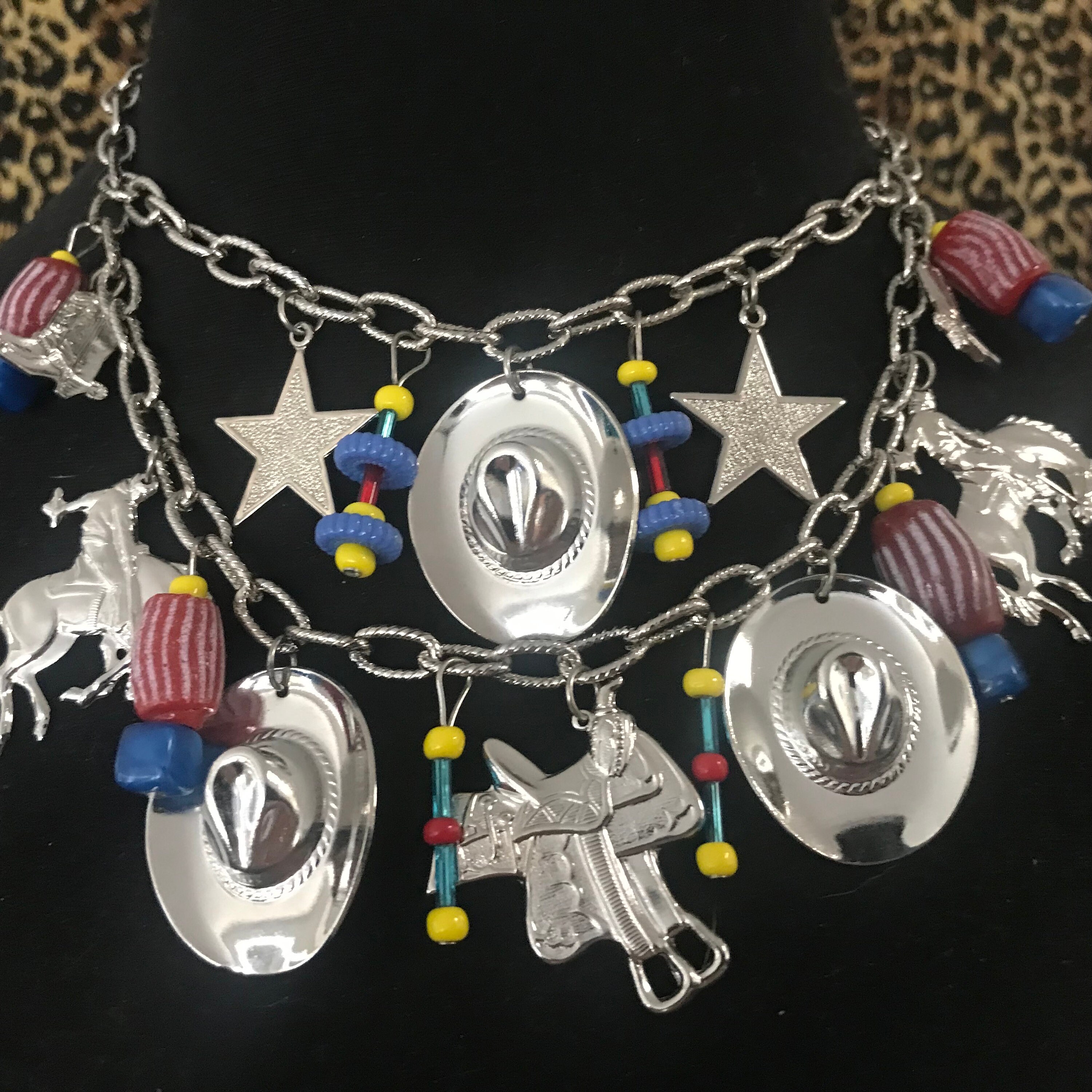 Old school hotsell charm necklace