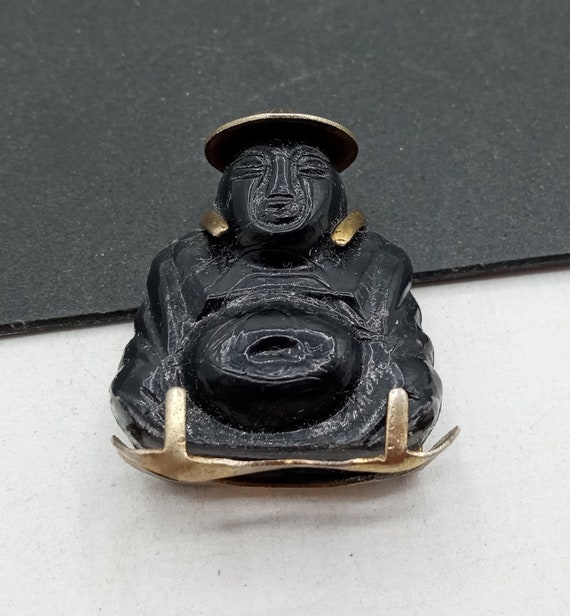 Vintage Small Buddha Pendant 1970's - image 4