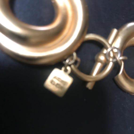 ANNE Klein designer signed statement necklace, st… - image 6