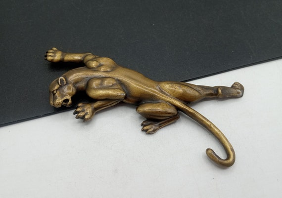 JJ Vintage Large Panther Brooch Pin 1986, 1980's … - image 1