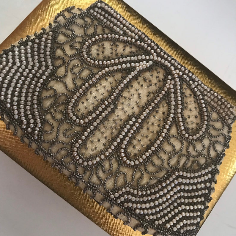 Antique Art Deco 1930s FAUX Pearl Beaded Small Clutch Purse - Etsy
