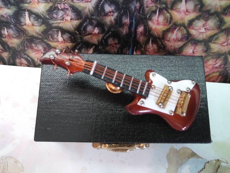 Vintage Guitar Tie Tack Musical Instrument Gift Idea for Him Etsy