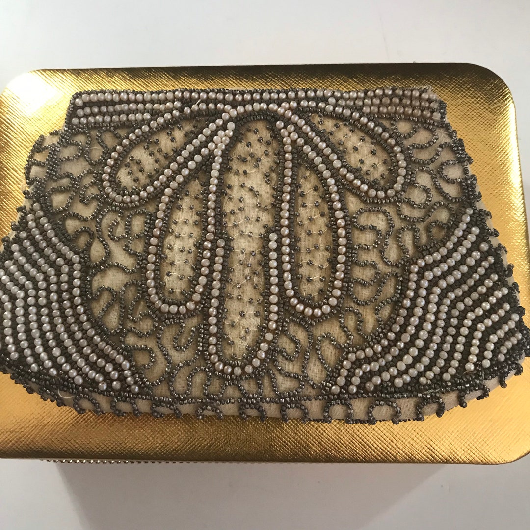 Antique Art Deco 1930s FAUX Pearl Beaded Small Clutch Purse - Etsy
