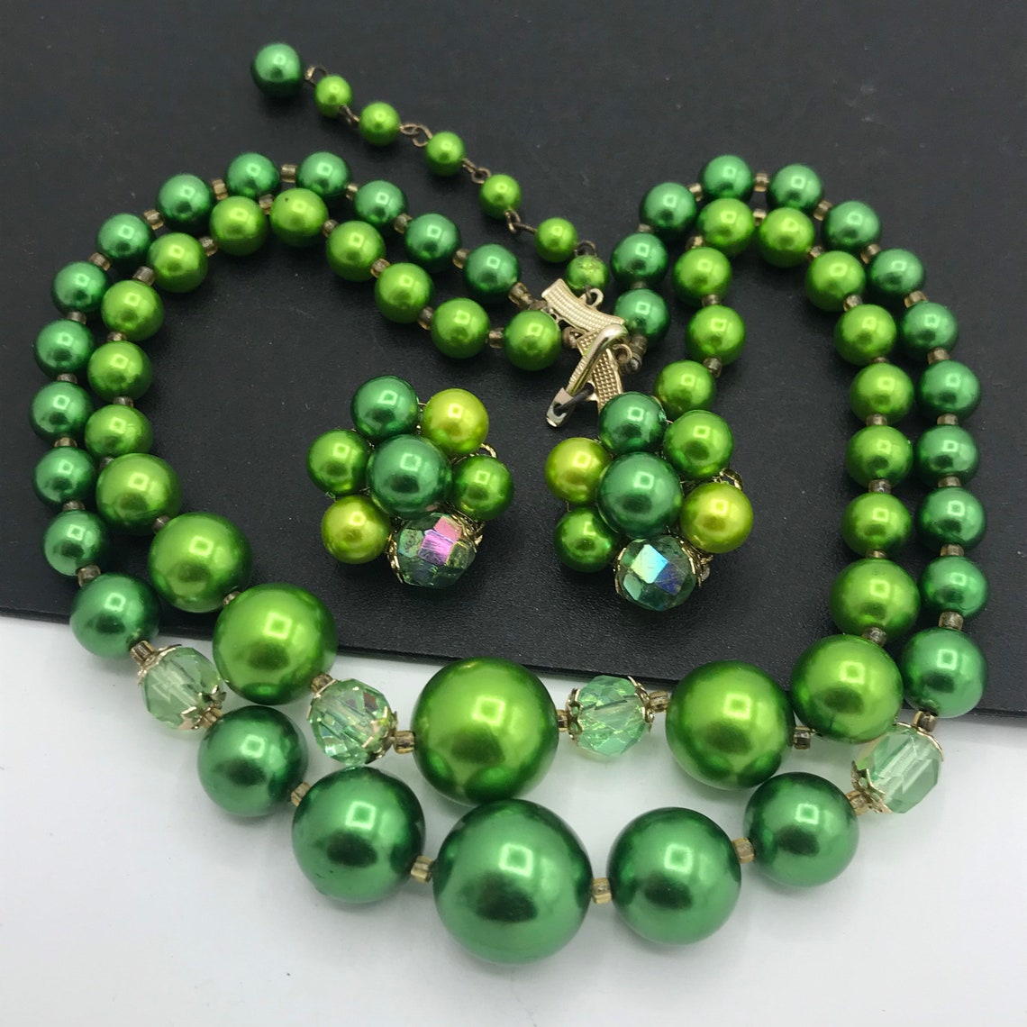 Japan Signed Vintage Jewelry Set Retro Demi Parure 1950s Etsy