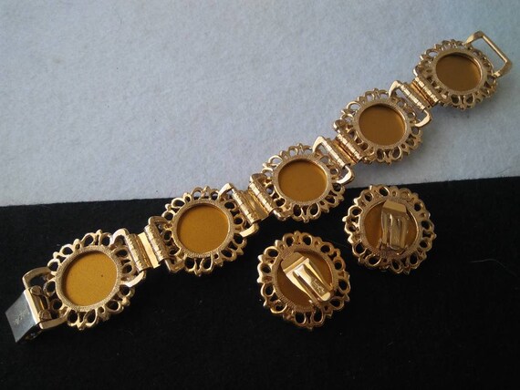 Judy Lee Jewelry, Bracelet Earring Set, New Old S… - image 9
