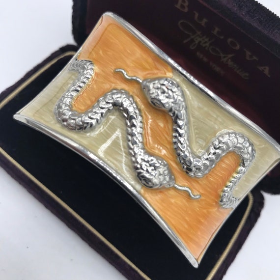 Snake clamper bracelet, Vintage collectible costu… - image 2