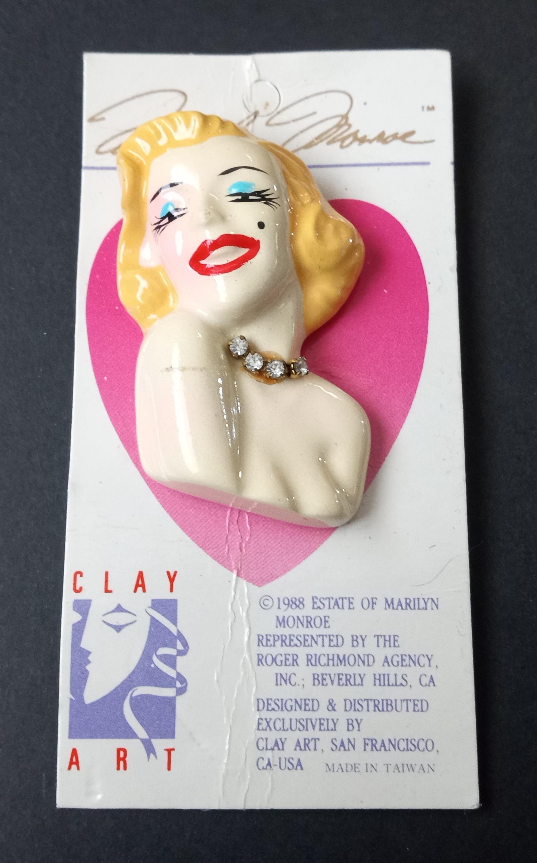 Marilyn Monroe Clay - Etsy