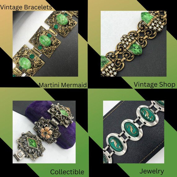 Vintage White Plastic Dangle Drop Statement Clip … - image 4