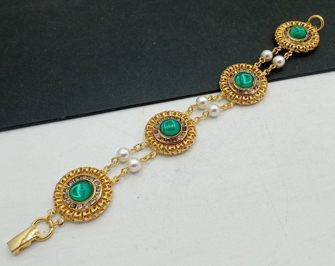 FAUX PEARL BERRY BRACELET