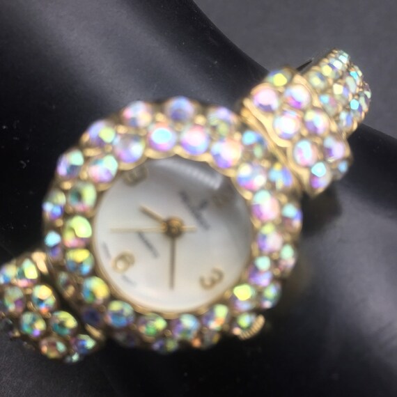 Peugeot Vintage Rhinestone High End Watch Gem
