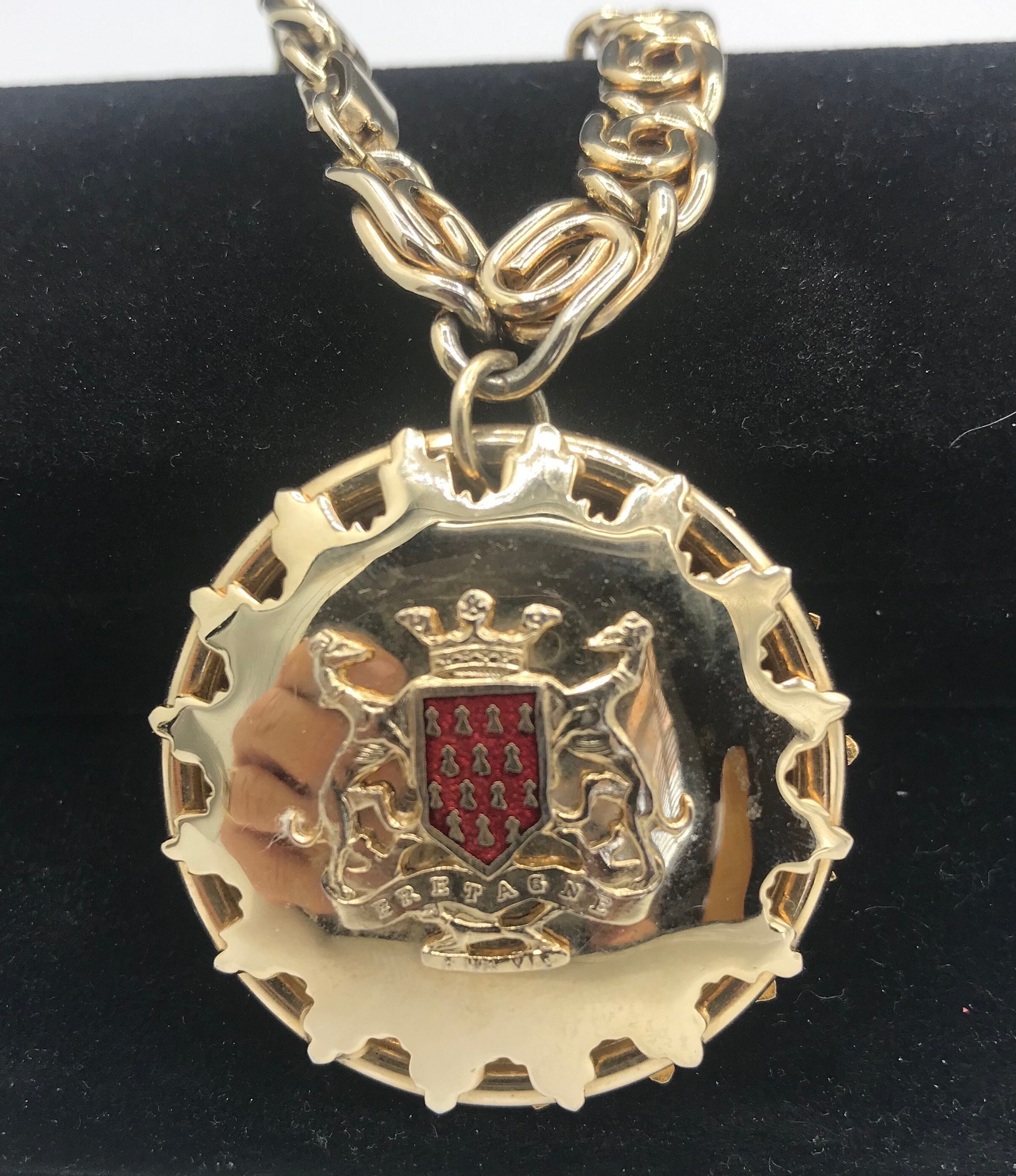 Crown Shield Charm