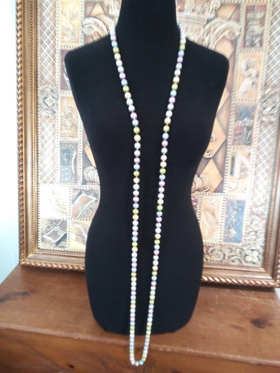 collana lunga con perle sintetiche - Gioielli - Collane - di Sabijo