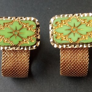 Vintage Wrap Around Cuff Links, 1950&#39;s 1960&#39;s Men&#39;s Accessories, Unisex Jewelry, Men&#39;s Jewelry, Suit Accessories