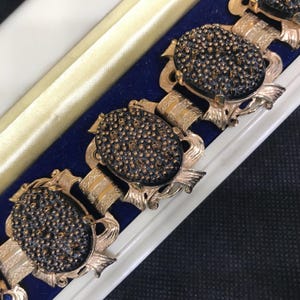 JUDY LEE SIGNED Vintage Bracelet - 1940s 1950s Art Deco Stunning Hard To Find Mid Century Jewelry, gift for jewelry lover, vintage present