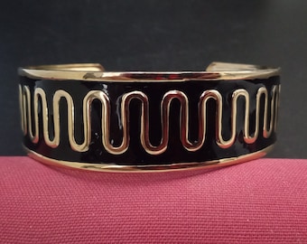 Vintage Black Upper Arm Cuff Bracelet