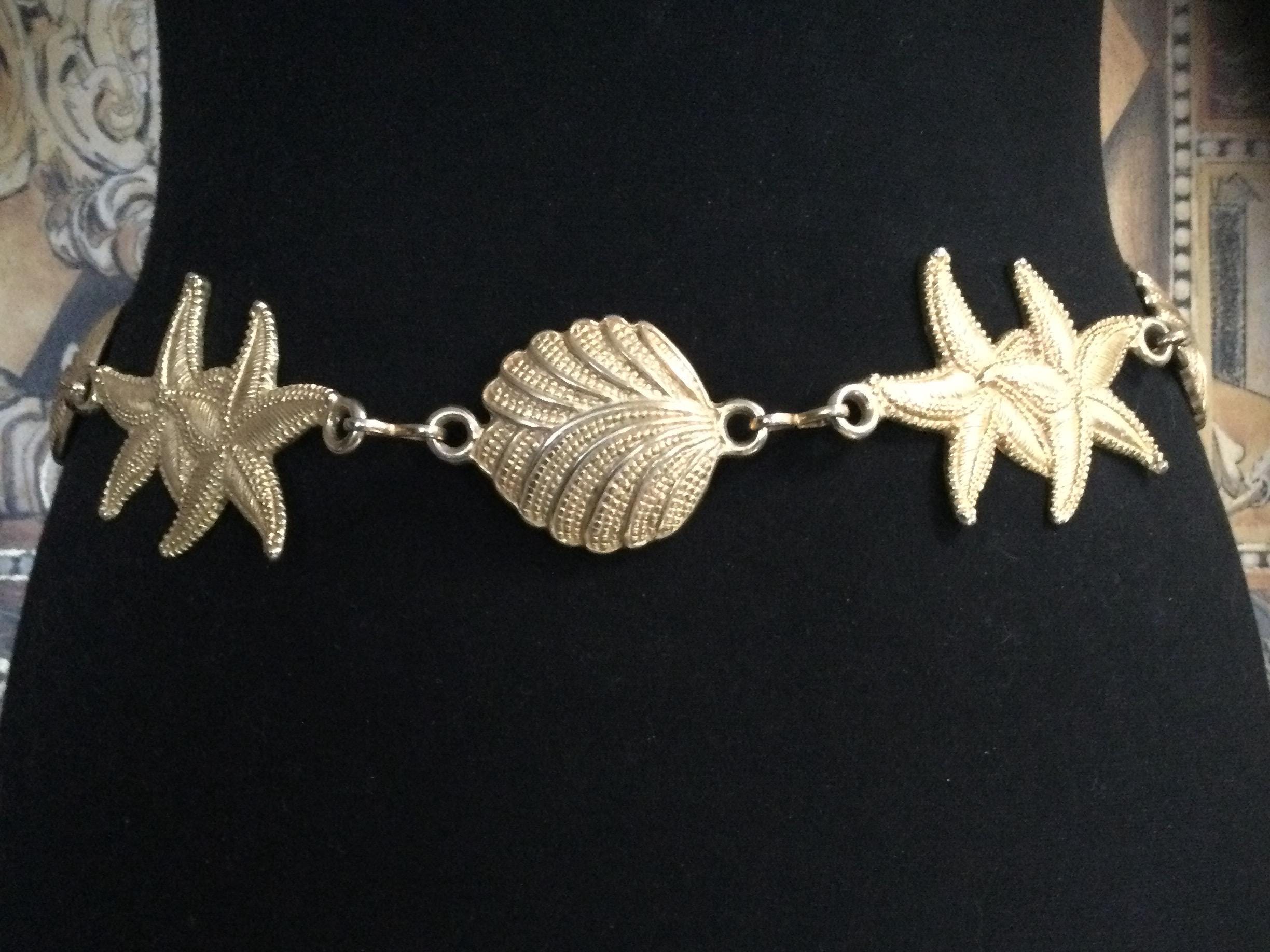 Vintage Shell & Starfish Belt - Etsy