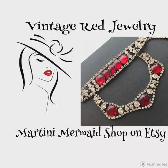 Vintage Signed Headlight Rhinestone Statement Nec… - image 5