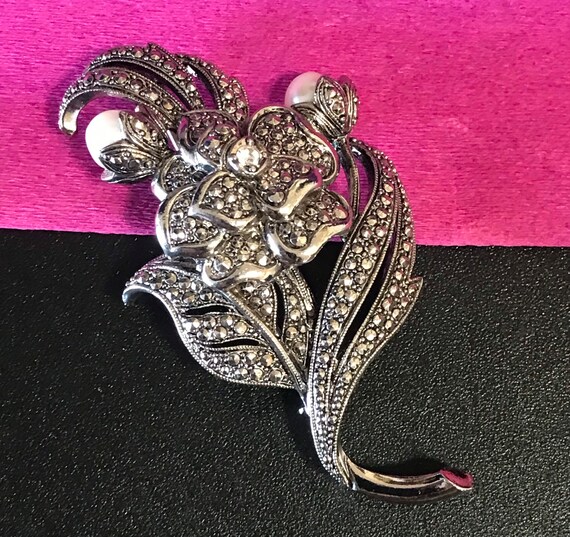 ANCIENNE BROCHE CISELÉ vintage antique costume jewelry brooch EUR 15,00