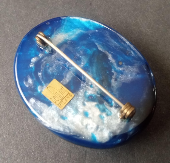 Broche Vintage Pellini Milano Rare - Thème Jackie Et Le Cheval - Occasion
