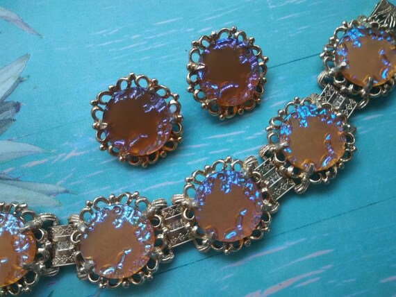 Judy Lee Jewelry, Bracelet Earring Set, New Old S… - image 8