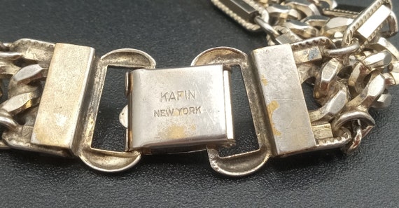 Kafin New York Vintage Chunky Chain Choker Neckla… - image 8