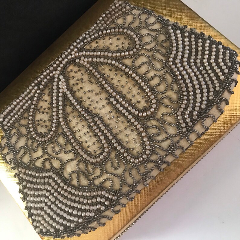 Antique Art Deco 1930s FAUX Pearl Beaded Small Clutch Purse - Etsy